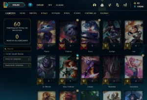 Conta DIAMANTE 1 | 75% Win - Lol (League Of Legends) Elomoon