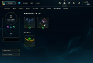 Conta DIAMANTE 1 | 75% Win - Lol (League Of Legends) Elomoon