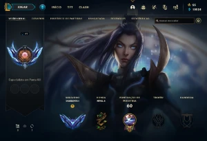 Conta DIAMANTE 1 | 75% Win - Lol (League Of Legends) Elomoon