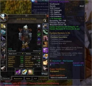 CONTA WOW CLASSIC shaman enhancement FULL BIS COM ITENS ROXO - Blizzard