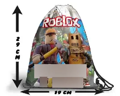 Saquinho personalizado ROBLOX - Artesanato e Personalizados