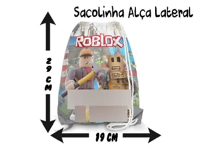Saquinho personalizado ROBLOX - Artesanato e Personalizados