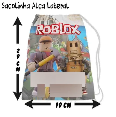 Saquinho personalizado ROBLOX