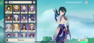 Conta Ar 39 - Xiao / Itto / Jade Primitiva + Arma T5 - Genshin Impact