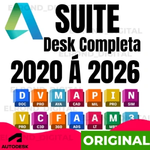 Suite Autodesk completa para Mac/PC Original - Assinaturas e Premium