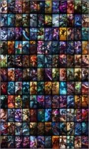Conta Diamond V 132 skins All Champions - League of Legends LOL