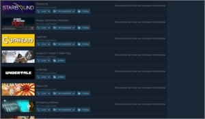 Conta steam cheia de jogos - Outros