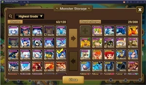 Conta Summoners Wars 3 LD Nat 5 Mid-game