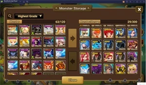 Conta Summoners Wars 3 LD Nat 5 Mid-game