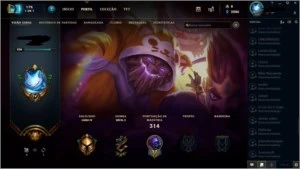 Conta GOLD IV LOL League of Legends, 95 Campeões, 93 skins