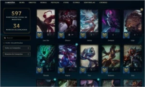 Conta Ouro I - League of Legends LOL