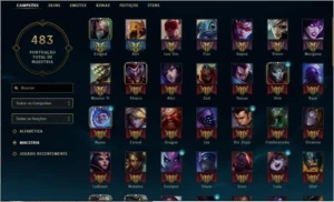 Conta LOL 123 Skins 136 Champs Borda platina lv 126 - League of Legends