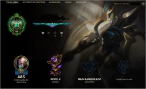 Conta LOL 123 Skins 136 Champs Borda platina lv 126 - League of Legends