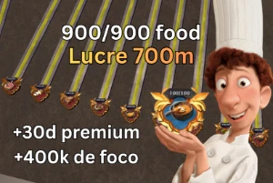 Conta 900/900 Food - Albion Online