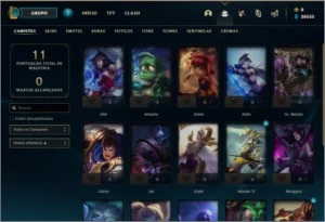 CONTA DIAMANTE II LOL - League of Legends