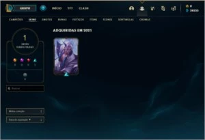 CONTA DIAMANTE II LOL - League of Legends