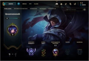 CONTA DIAMANTE II LOL - League of Legends