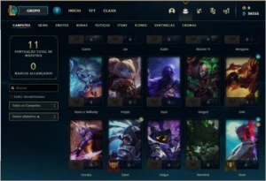 CONTA DIAMANTE II LOL - League of Legends