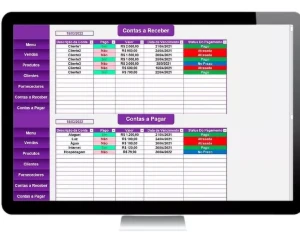 Planilha Controle Financeiro E Cadastro De Clientes E Vendas - Outros