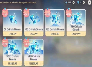 Conta Genshin Impact Com 12 T5 ⭐⭐⭐⭐⭐