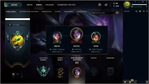 CONTA LOL PLATINA 1 - League of Legends