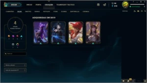 CONTA LOL PLATINA 1 - League of Legends