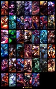 CONTA 118 CHAMPS E 40 SKINS - SEM ELO - League of Legends LOL
