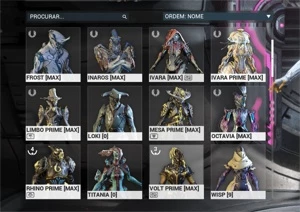 Conta warframe MR12 (pc) - Steam