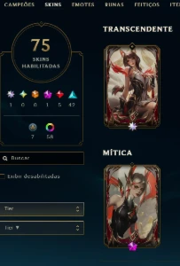 Conta MAIN para VALORANT e League of Legends - Ahri Faker LOL