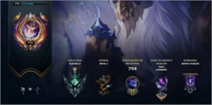 Conta LOL full champs + de 700 skins + Conta Valorant - League of Legends