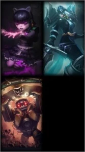 Conta league of legends unranked com skins raras LOL