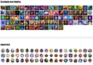 Conta Bronze 2 com 82 Champs e 33 Skins - League of Legends LOL
