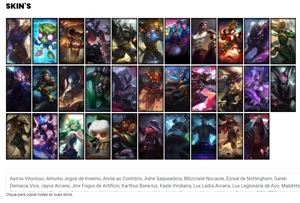 Conta Bronze 2 com 82 Champs e 33 Skins - League of Legends LOL