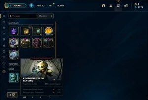 Conta Bronze 2 com 82 Champs e 33 Skins - League of Legends LOL