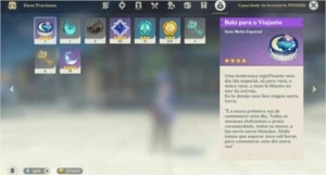 Conta AR40 com 4 personagens 5 estrelas - Genshin Impact