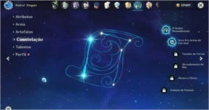 Conta AR40 com 4 personagens 5 estrelas - Genshin Impact