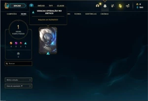 Conta bronze 3 com 20 champs e 1 skin - League of Legends LOL