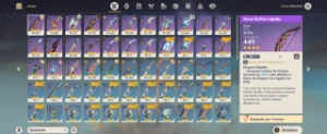 A50 Com 4 personagens 5* C/ Nahida - Genshin Impact