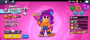 Conta Brawl Stars com skins Bob Esponja, Natal, Halloween +