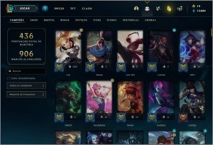CONTA GOLD1 273 SKINS + CONTA VALORANT - League of Legends LOL