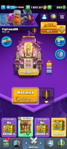 Conta de clash royale upadinha