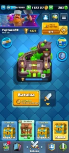 Conta de clash royale upadinha