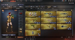 CrossFire: General de Divisão com kit NATAL, armas RAZER etc