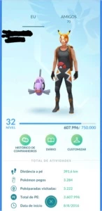 Conta pokemon go level 32 - Pokémon