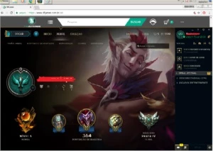 Conta League Of Legends prata IV 100 campeões LOL