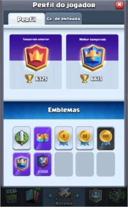 Conta Clash Royale Top Global