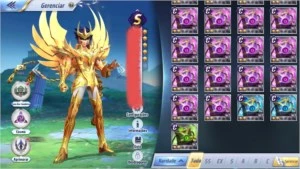 Conta Saint Seiya Awakening Lv 45 Server A-8 Gemini +26 S SSA