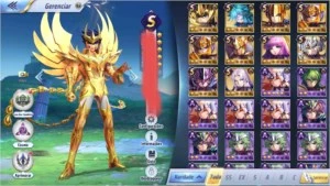 Conta Saint Seiya Awakening Lv 45 Server A-8 Gemini +26 S SSA