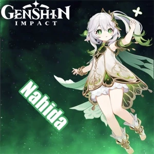 Contas Genshin Impact AR 5 com Nahida