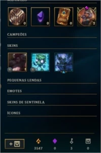 CONTA SMURF DE LOL UNRANKED - League of Legends